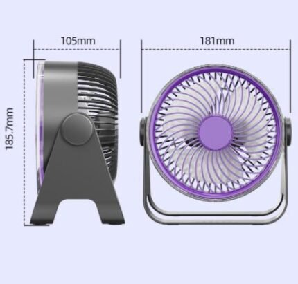 Desktop wall-mounted lighting fan